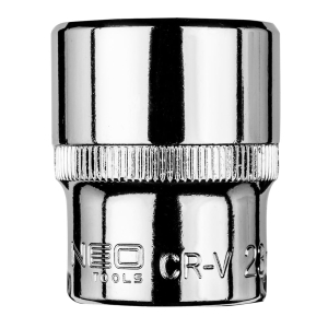 NEO TOOLS Nasadka sześciokątna 1/2”, 23 mm, stal C