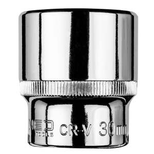 NEO TOOLS Nasadka sześciokątna 1/2”, 30 mm, stal C