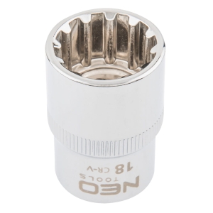 NEO TOOLS Nasadka Spline 1/2", 18 mm, sferyczny ks