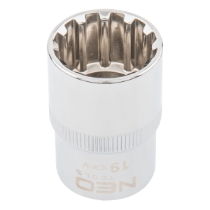 NEO TOOLS Nasadka Spline 1/2", 19 mm, sferyczny ks