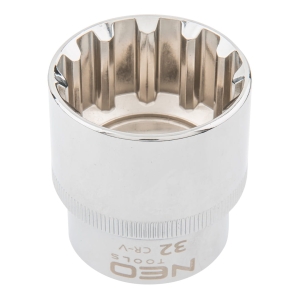 NEO TOOLS Nasadka Spline 1/2", 32 mm, sferyczny ks