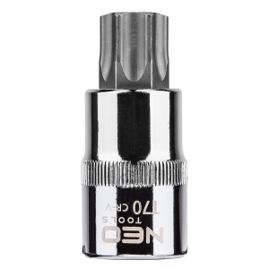 NEO TOOLS Końcówka torx na nasadce 1/2", T70 x 55