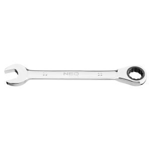 NEO TOOLS Klucz płasko-oczkowy z grzechotką 22 mm,