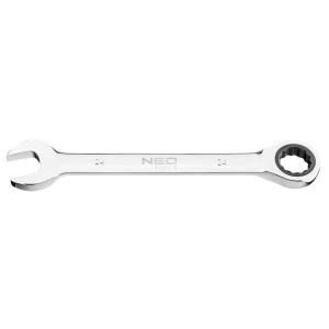 NEO TOOLS Klucz płasko-oczkowy z grzechotką 24 mm,