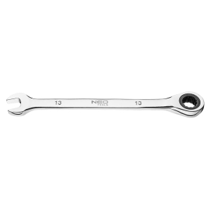 NEO TOOLS Klucz płasko-oczkowy z grzechotką 13 mm,