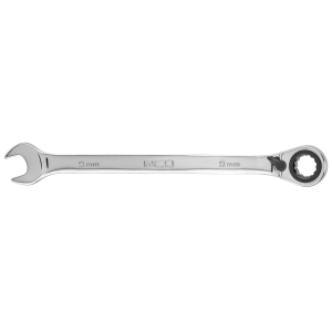 NEO TOOLS Klucz płasko-oczkowy z grzechotką 9 mm,