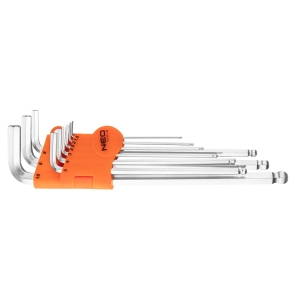 NEO TOOLS Klucze sześciokątne z końcówką kulistą,