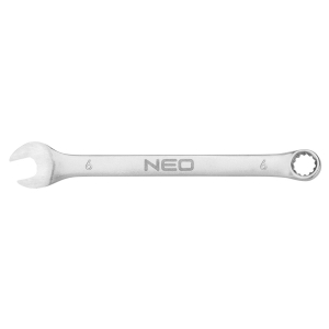 NEO TOOLS Klucz płasko-oczkowy 6 x 100 mm, stal Cr