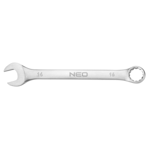 NEO TOOLS Klucz płasko-oczkowy 16 x 200 mm, stal C