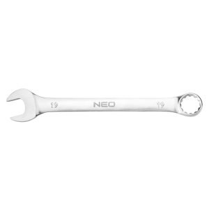 NEO TOOLS Klucz płasko-oczkowy 19 x 230 mm, stal C