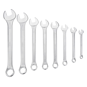 NEO TOOLS Klucze płasko-oczkowe 6-19 mm, zestaw 8