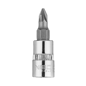 NEO TOOLS Końcówka wkrętakowa PZ1 na nasadce 1/4",