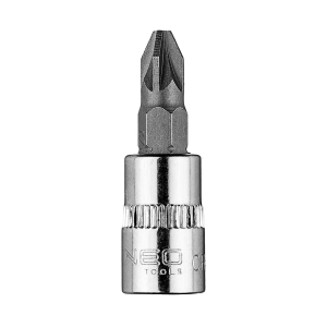 NEO TOOLS Końcówka wkrętakowa PZ2 na nasadce 1/4",