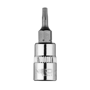 NEO TOOLS Końcówka TORX TX10 na nasadce 1/4", krót