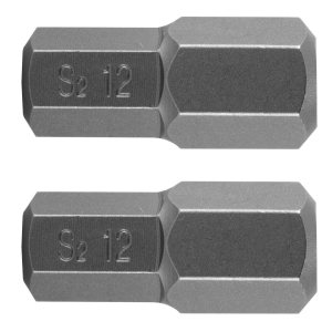 NEO TOOLS Końcówka HEX 12 x 30 mm, S2 x 2 szt.