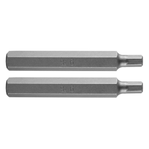 NEO TOOLS Końcówka HEX 6 x 75 mm, S2 x 2 szt.