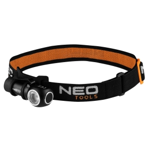 NEO TOOLS Latarka czołowa akumulatorowa Neo moc 6W