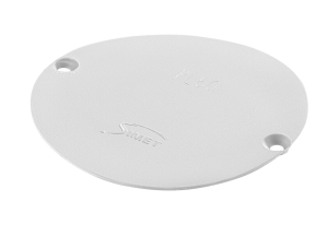SIMET PL60 biały Pokrywa puszki 60 mm, przykręcana