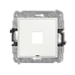 Mechanizm gniazda multimedialnego pojedynczego bez modułu