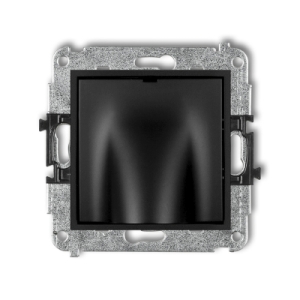 ICON czarny mat 12IWPK Mechanizm wypustu kablowego