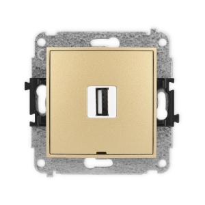 Mechanizm gniazda pojedynczego USB A-A 2.0