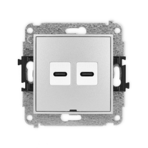 Mechanizm gniazda podwójnego 2xUSB C-C