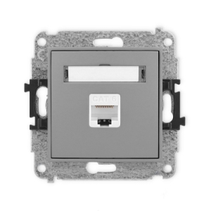 Mechanizm gniazda komputerowego pojedynczego 1xRJ45