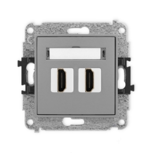 Mechanizm gniazda podwójnego HDMI 2.1
