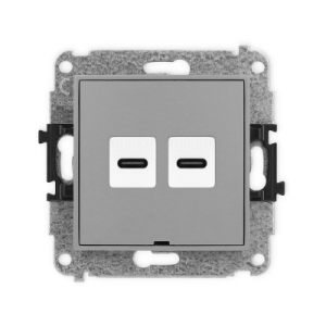 Mechanizm gniazda podwójnego 2xUSB C-C