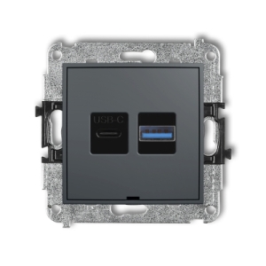 Mechanizm ładowarki USB podwójnej USB C + USB A