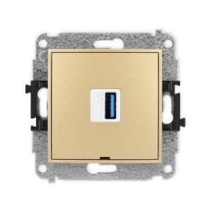 Mechanizm gniazda pojedynczego USB A-A 3.0