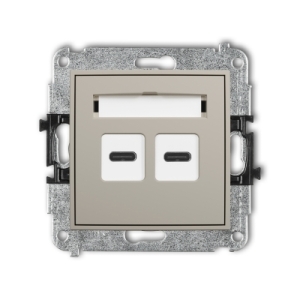 Mechanizm ładowarki USB podwójnej 2xUSB C