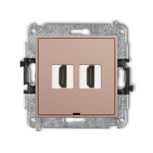 Mechanizm gniazda podwójnego HDMI 2.1