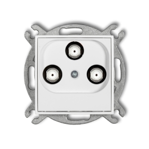 MINI biały MGMV Mechanizm gniazda multimedialnego