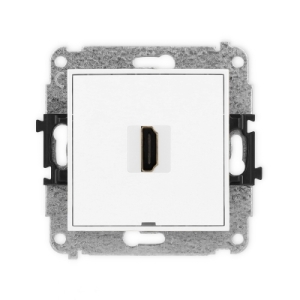 Mechanizm gniazda pojedynczego HDMI 2.1, 8K, bez pola opisowego