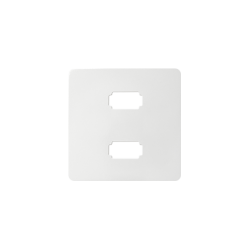 Pokrywa do gniazda 2 x USB (2.0) typ A, żeńskiego biały