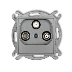 MINI srebrny metalik 7MGSN Mechanizm gniazda abone