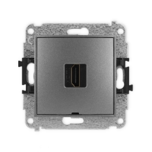 Mechanizm gniazda pojedynczego HDMI 2.0, 4K, bez pola opisowego