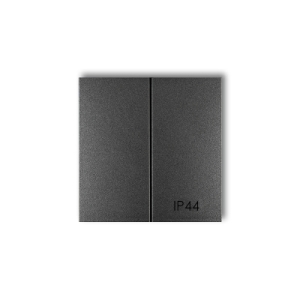 Klawisze podwójne do łączników IP 44 ICON, MINI (komplet dwóch sztuk)