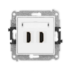 Mechanizm gniazda podwójnego HDMI 2.1, 8K