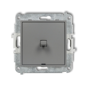 Mechanizm łącznika zwiernego, jednobiegunowego w stylu amerykańskim (jeden klawisz bez piktogramu)