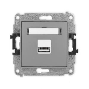 Mechanizm ładowarki USB pojedynczej USB A, 5W max., 5V, 1A