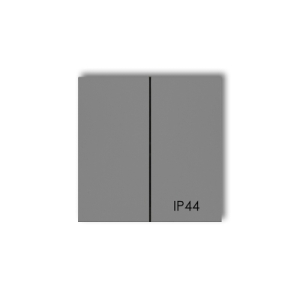 Klawisze podwójne do łączników IP 44 ICON, MINI (komplet dwóch sztuk)