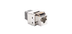 Wkład gniazda komputerowego RJ45 kat.5e, ekranowany (STP) stal nierdzewna