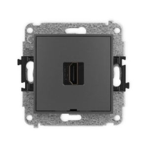Mechanizm gniazda pojedynczego HDMI 2.1, 8K, bez pola opisowego
