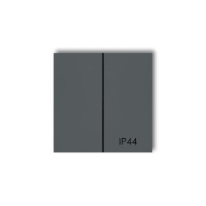 Klawisze podwójne do łączników IP 44 ICON, MINI (komplet dwóch sztuk)