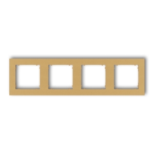 Ramka uniwersalna poczwórna kwadratowa z tworzywa