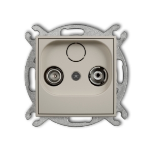 MINI taupe 60MG15P Mechanizm gniazda abonenckiego