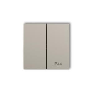 Klawisze podwójne do łączników IP 44 ICON, MINI (komplet dwóch sztuk)
