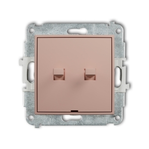 Mechanizm łącznika podwójnego schodowego w stylu amerykańskim (dwa klawisze bez piktogramów)